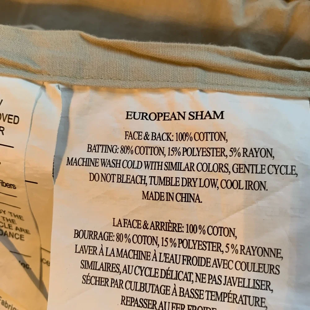 Barbara Barry Euro sham